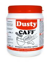 Порошок Dusty Caff - это профессиональное средство для очистки ручных кофеварок, холдеров от кофейных жиров.Вес порошка в банке: 900 гр.